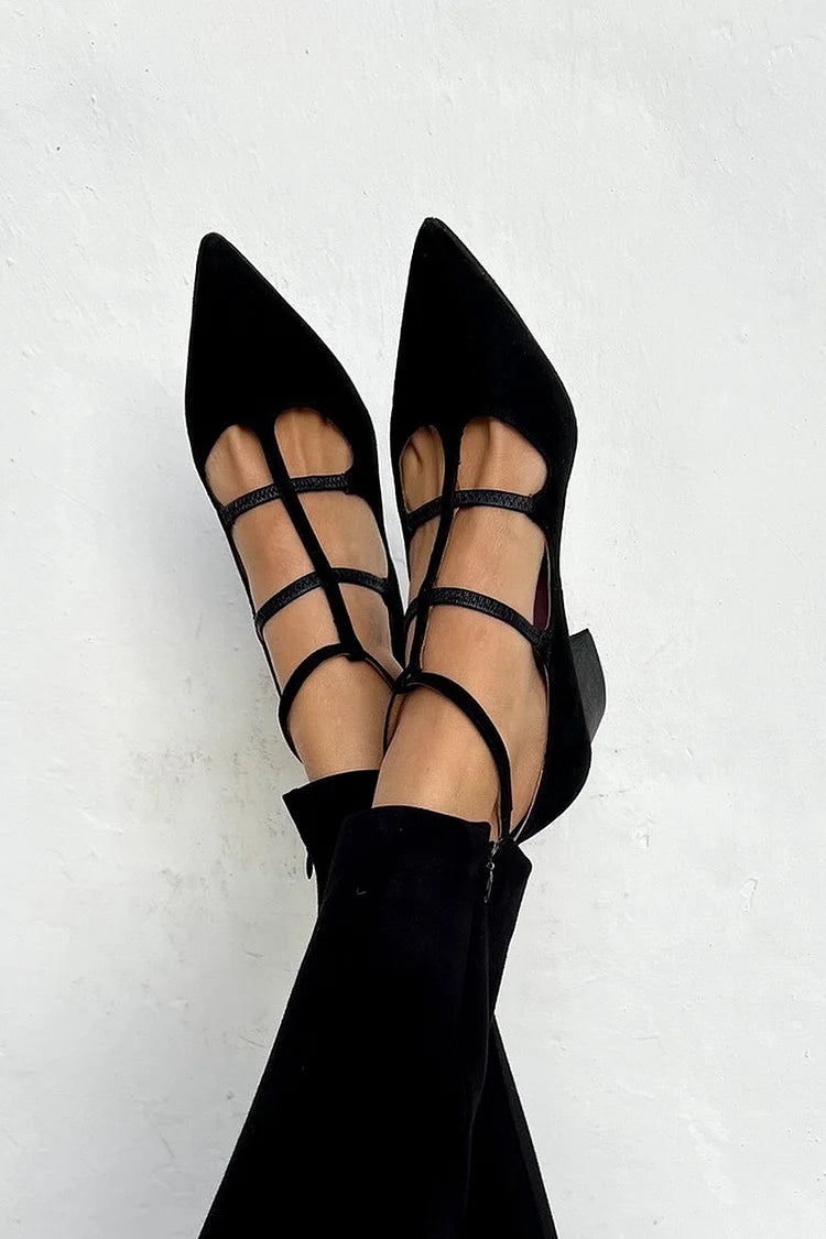 Conny | Zapatos de Punta con Tiras