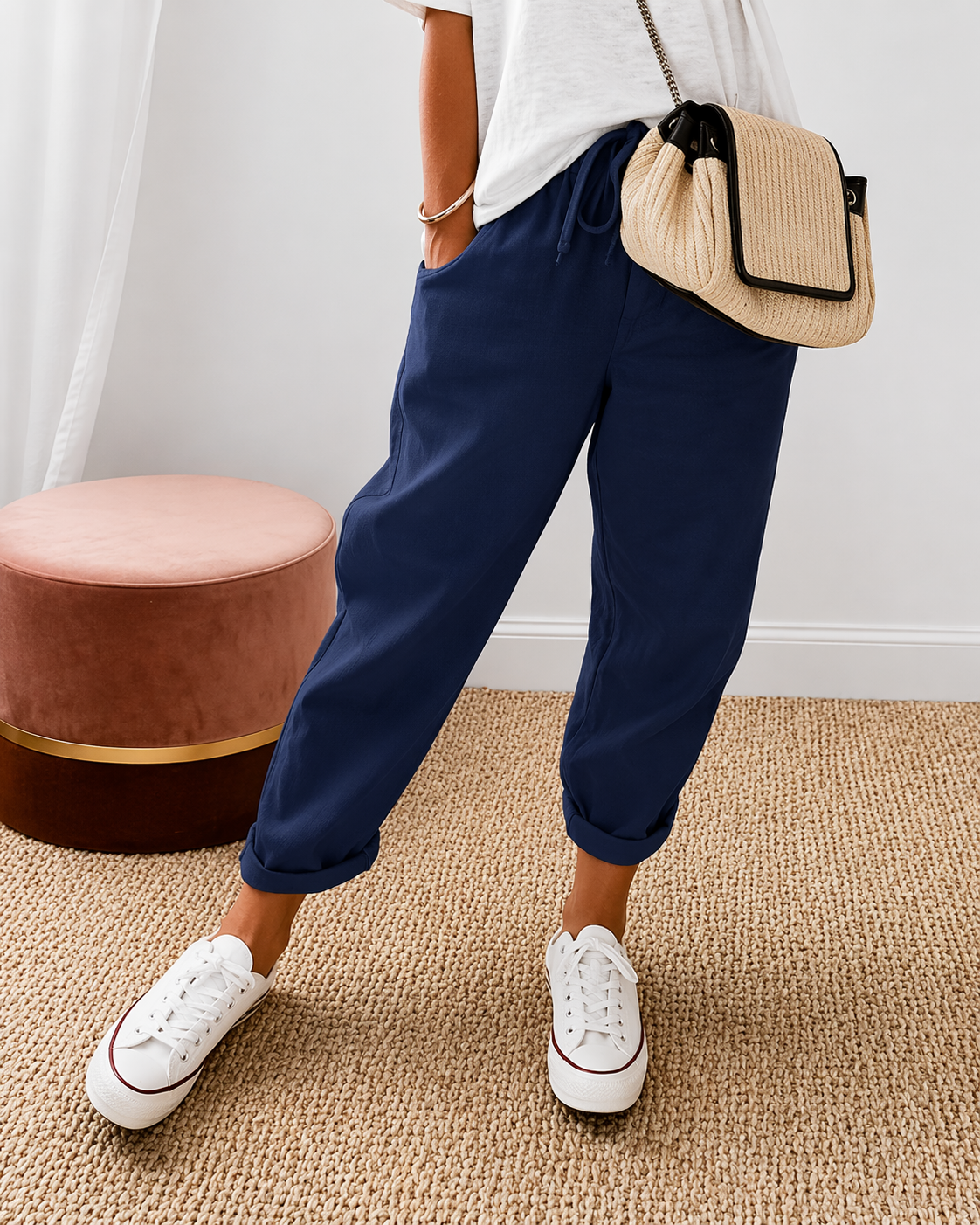 Margarita™ | Pantalón de lino casual