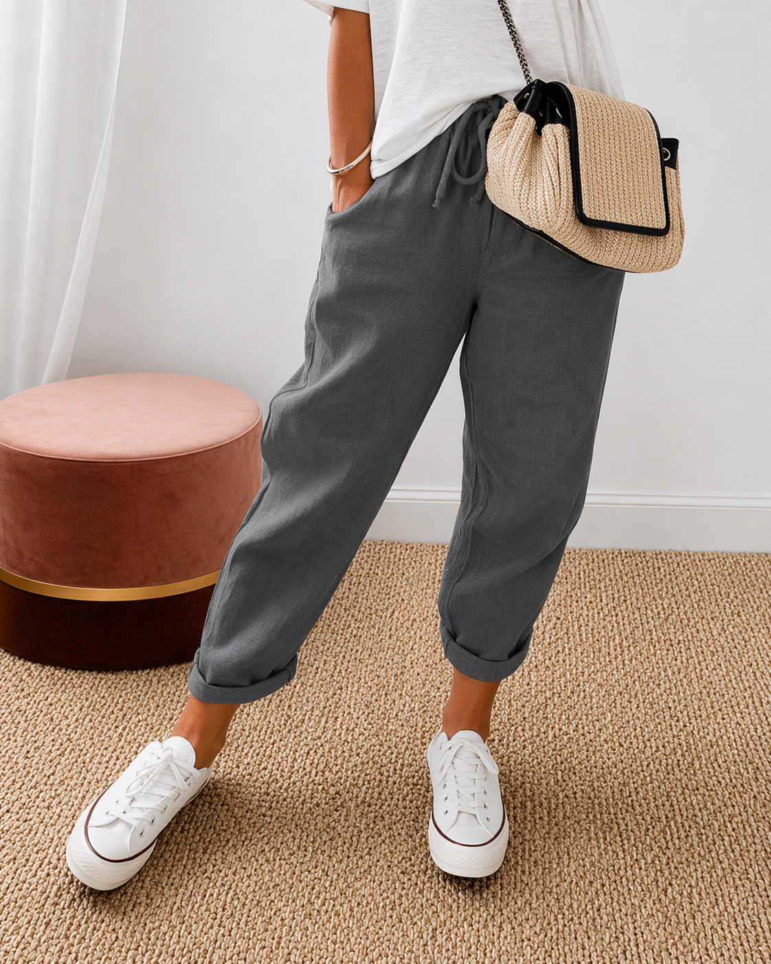 Margarita™ | Pantalón de lino casual