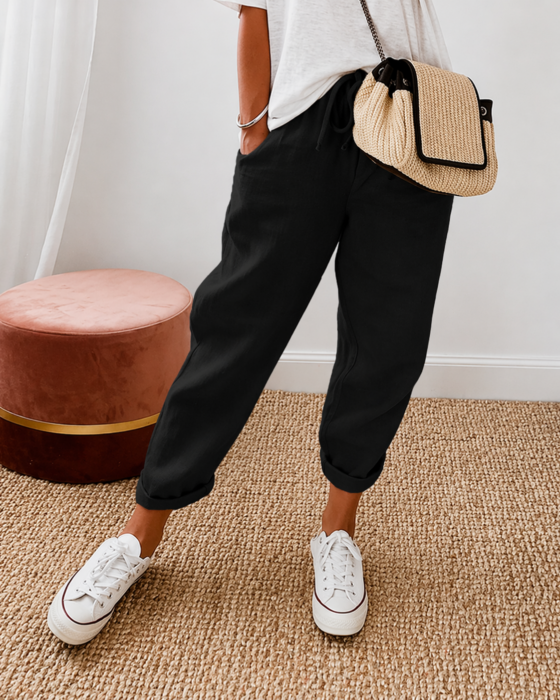 Margarita™ | Pantalón de lino casual