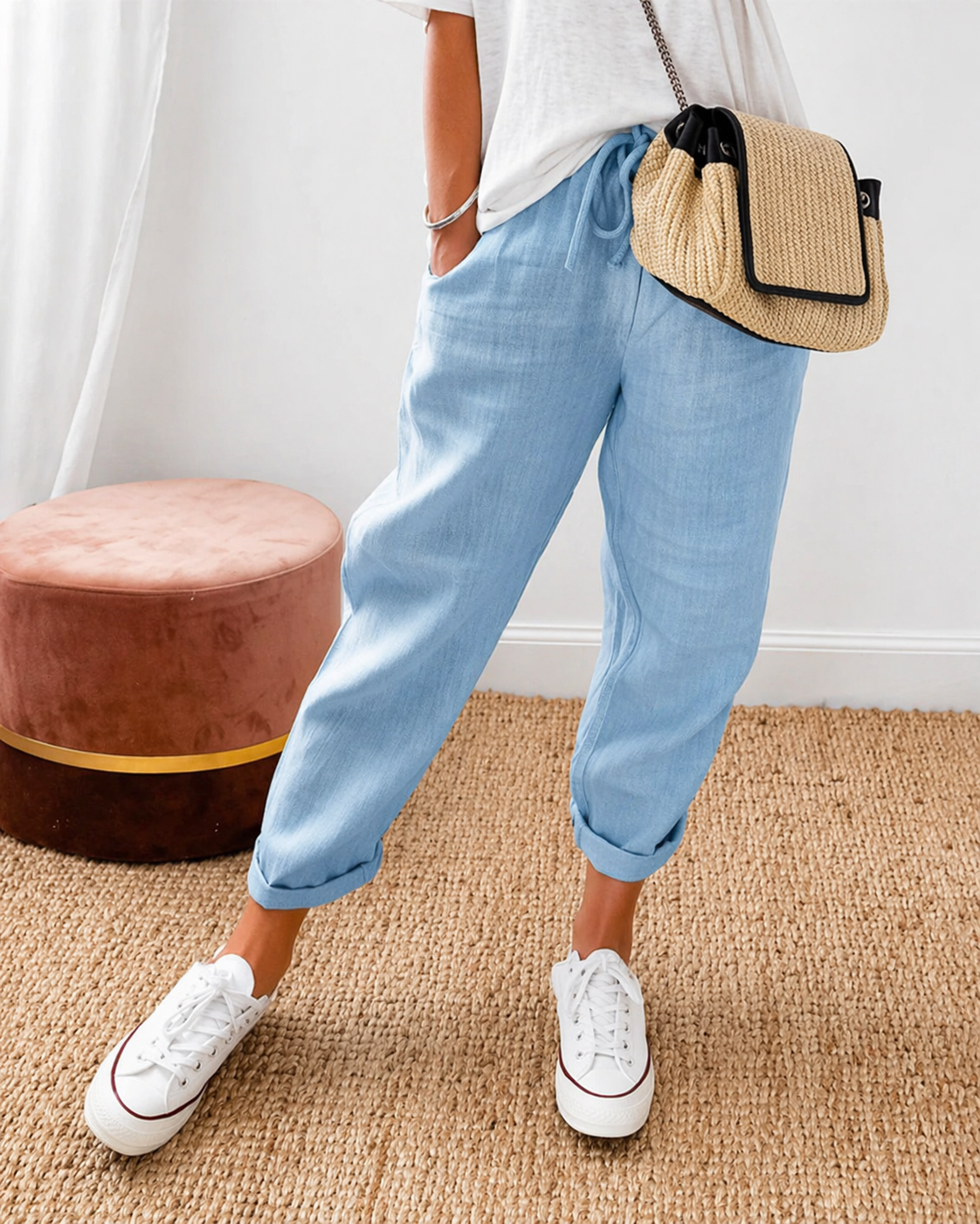 Margarita™ | Pantalón de lino casual