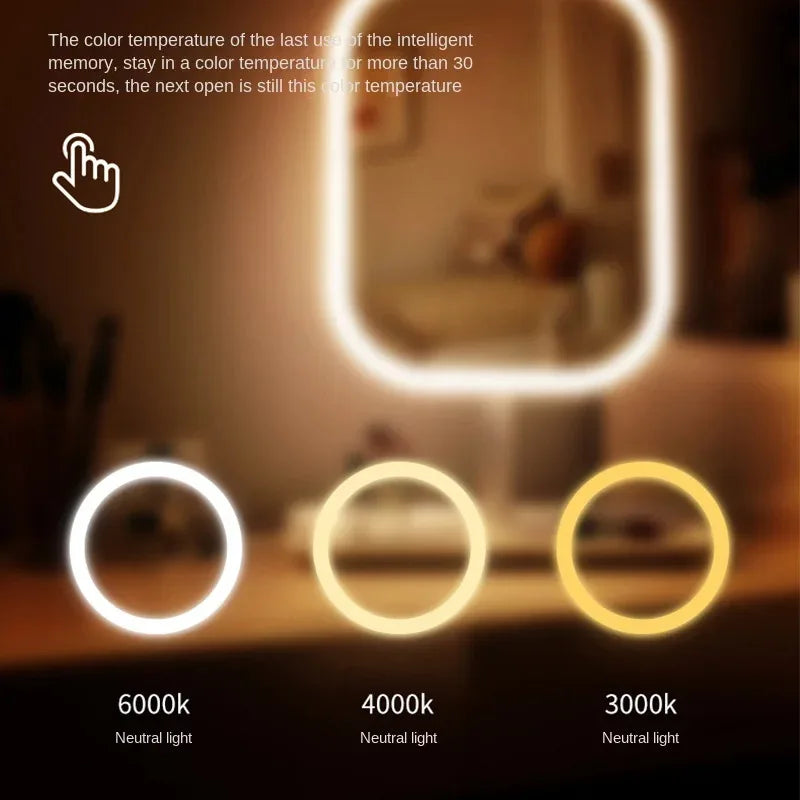 Espejo LED Recargable Portátil