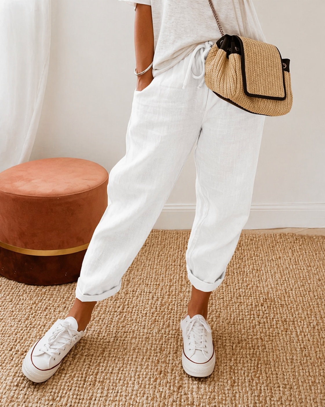 Margarita™ | Pantalón de lino casual